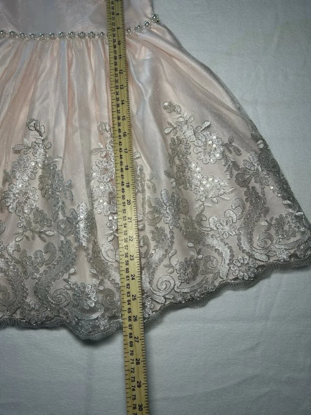 American Princess Light Pink Lace Dress Size 5